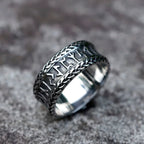 2023 NEW Men's 316L stainless steel rings Nordic VIKING Odin Celtic Knot Rune Amulet Jewelry Gifts free shipping