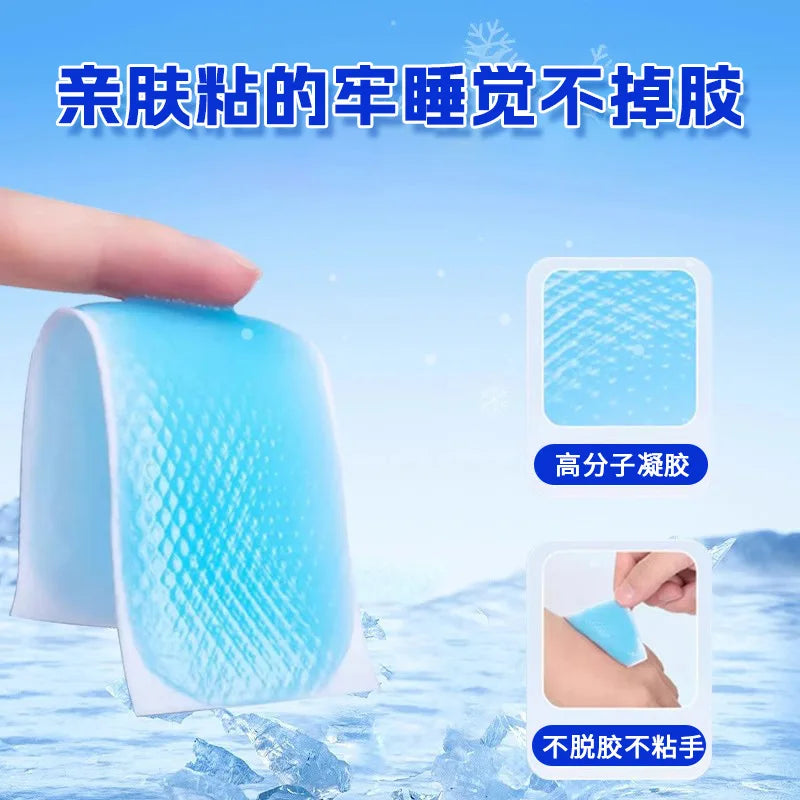 Hydrogel Cooling Neck Strips, Portable Summer Heat Relief Cool Patches for Outdoor Sports, Driving & Daily Neck Cooling