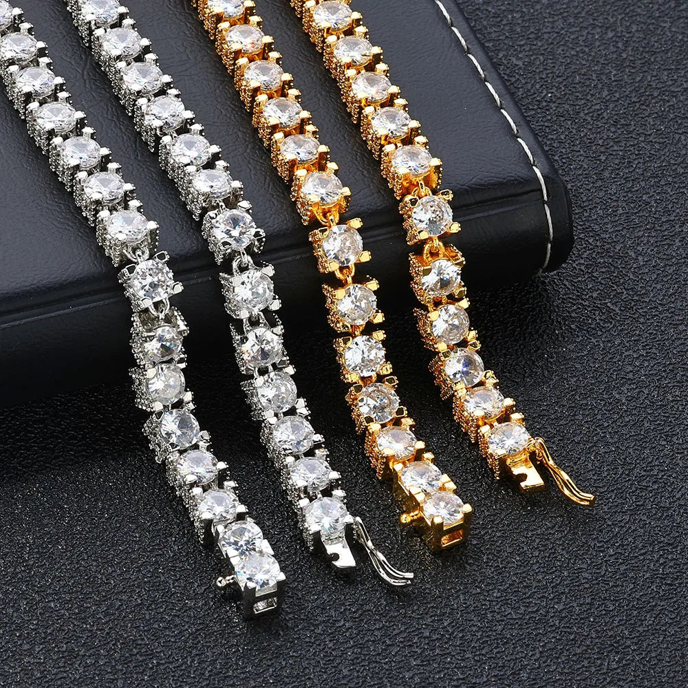 Tennis Bracelet Stainless Steel 6MM Iced Out
