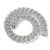 Iced Out Stainless Steel Cuban Chain 28MM