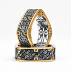 New Norse Viking Celtics Knot Rings for Men Women Fashion Simple Vintage Totem Biker Ring Stainless Steel Jewelry