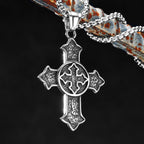 Gothic Cross Amulet Necklace — Stainless Steel