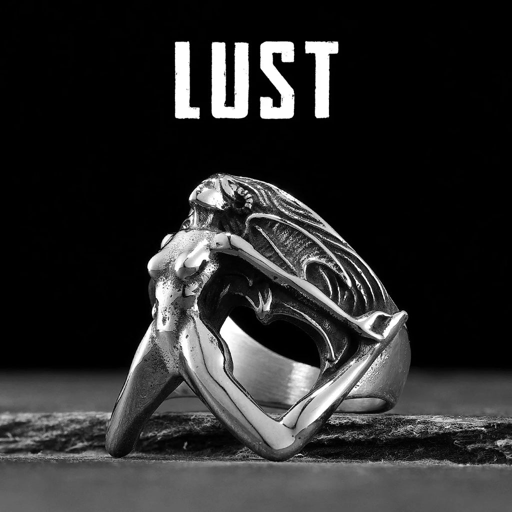 Gothic Statement Ring — Stainless Steel