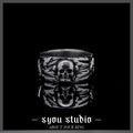 Simple Skull Ring — Stainless Steel