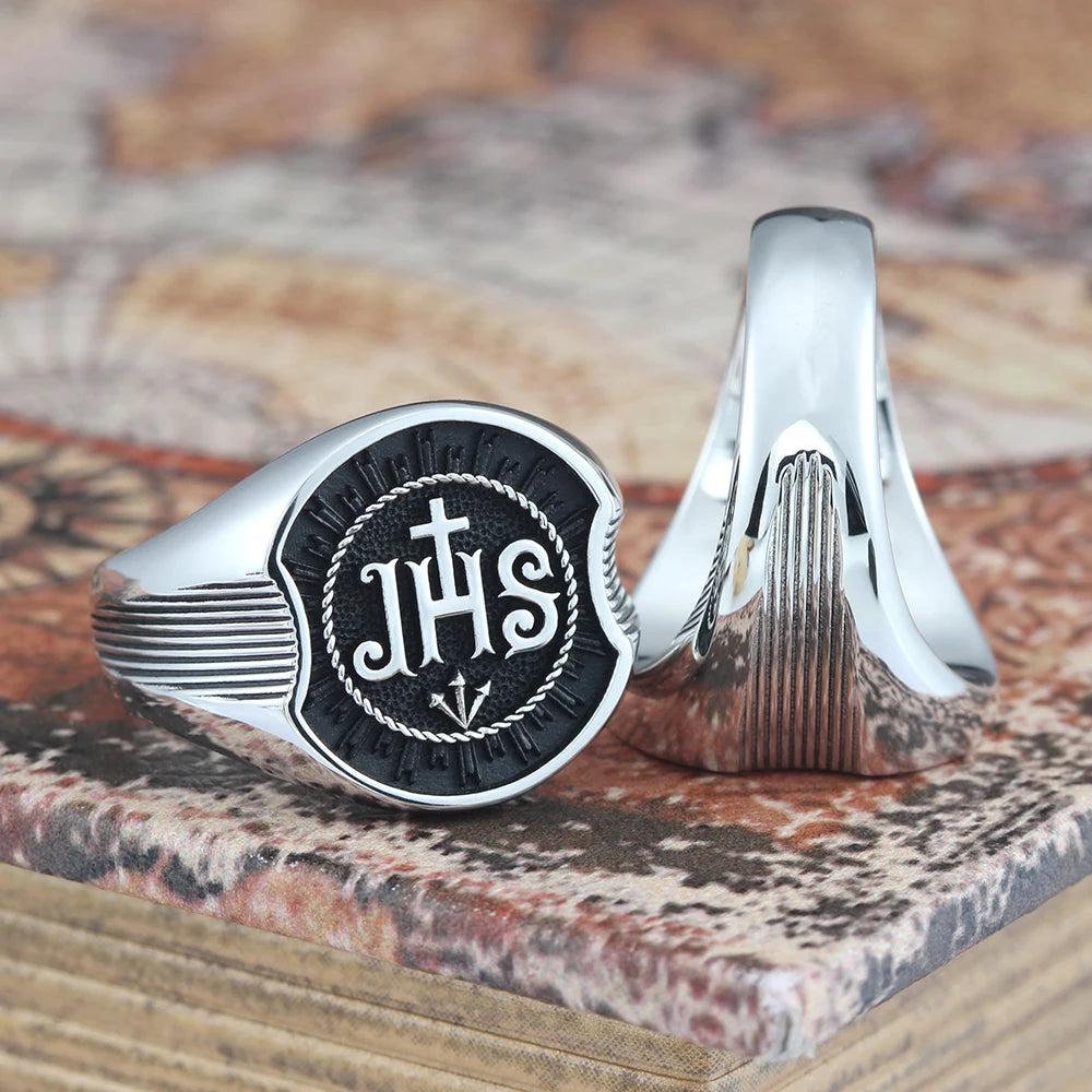 Jesus Christ Christian Ring — 925 Silver