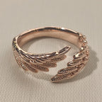 Retro Angel Demon Wings Open Ring for Women Couples Punk Gothic Adjustable Finger Jewelry Accessories Hip Hop Gifts