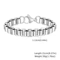 Heavy Bike Link Chain Bracelet — Stainless Steel
