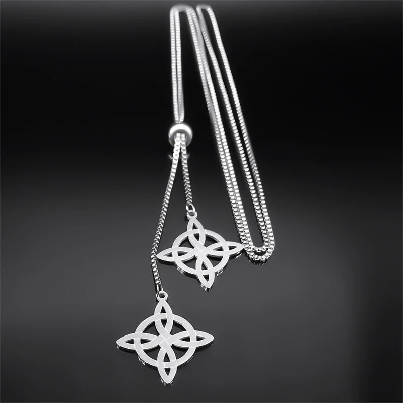 Celtic Steel Chain Witch Knot Witchcraft Sweater
