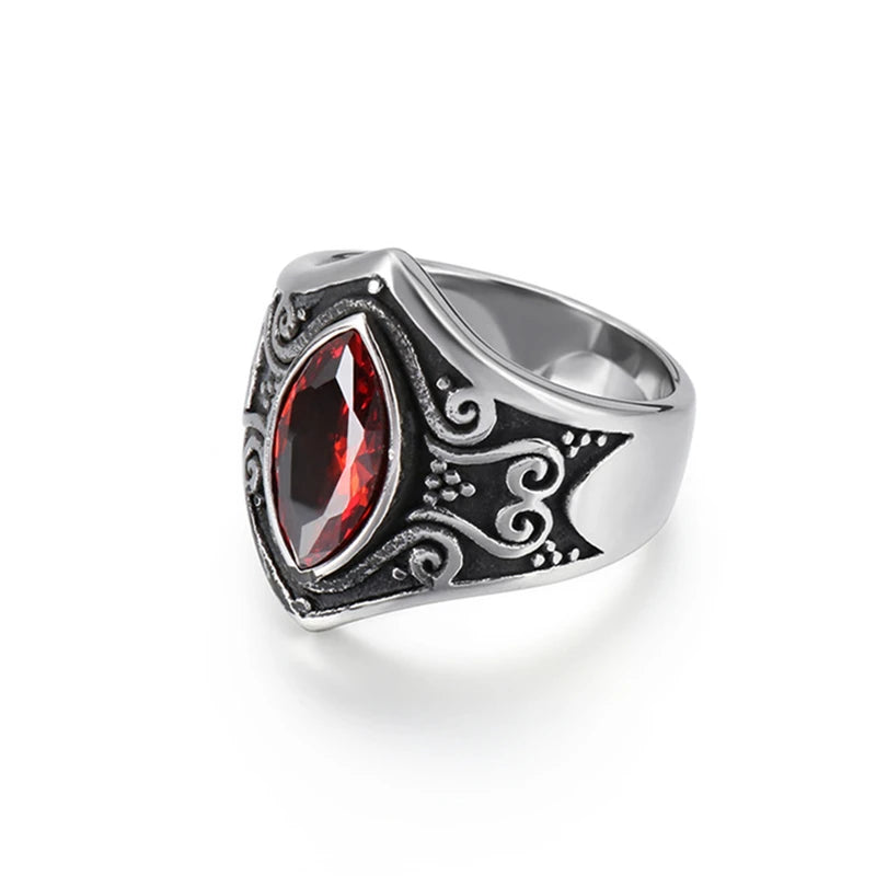 Vintage Onyx Silver Ring