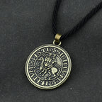 Viking War Horse Seal Pendant Necklace