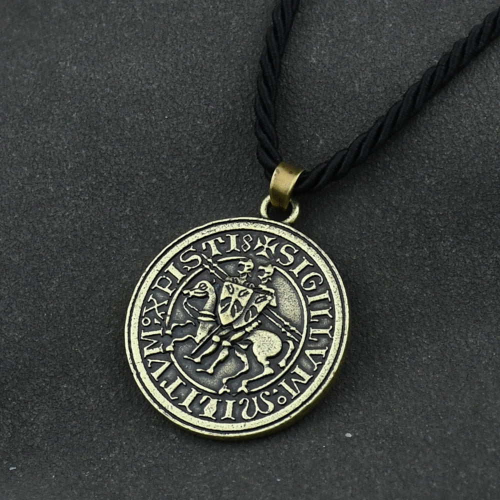Viking War Horse Seal Pendant Necklace