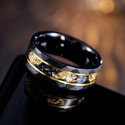 Hidden Closed-Finger Tungsten Unique Statement Ring