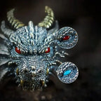 Retro Domineering Ethnic Style Fire-Breathing Dragon Ring Men\\\\\'s Charm Open Ring Punk Motorcycle Rider Jewelry Accessories