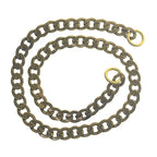 Oval Link Wallet Chain Necklace — 9mm Jeans Pocket Watch Chain