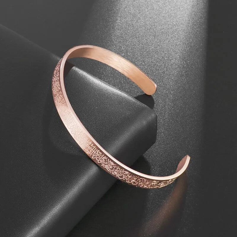 Fashion Design Stainless Steel Curved Tableware Fork Open Bracelet Men and Women Personality Charm Hip Hop Casual