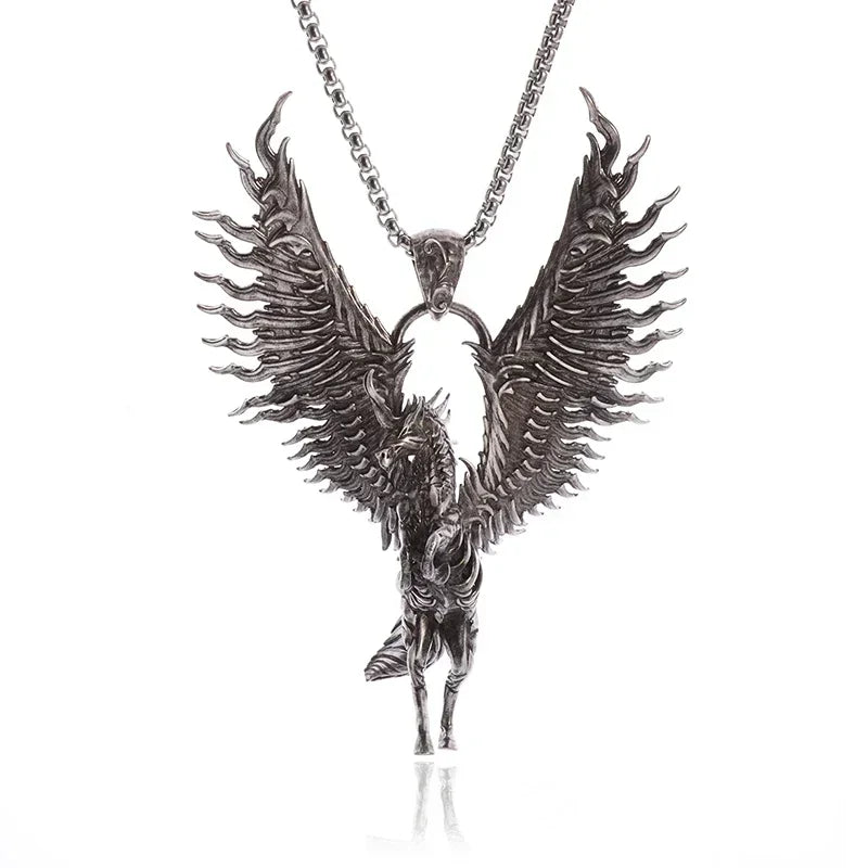 Angel Stainless Steel Pendant Necklace