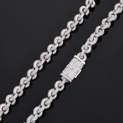 Iced Out Cuban Necklace Stainless Steel O-Chain