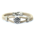 New Compass Braslet Viking Nautical Rope Braslet Fashion Mens Bracelet Antique Pulsera Hombre Armband Herren Wrap