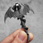 Dragon Slaying Sword Pendant Necklace — Stainless Steel