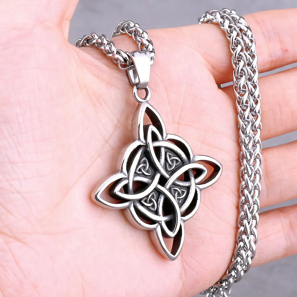 Nordic Vikings Tree of Life Odin Necklace Various Men Celtic Amulet Pendant Stainless Steel Vintage Charm Punk Jewelry