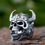 Nordic Viking Skull Ring for Men — 316L Stainless Steel