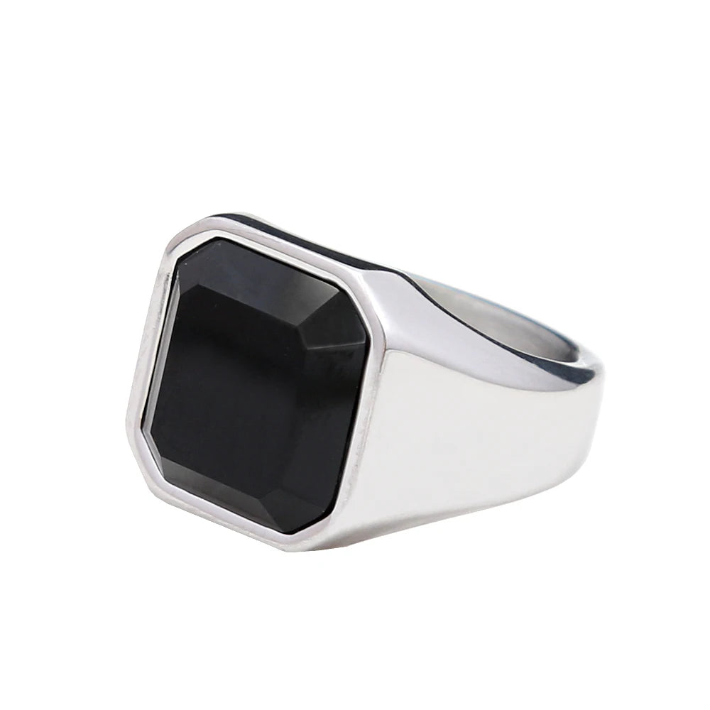 Fashion Punk Vintage Skull Ring Stainless Steel Gothic Biker Ring For Men Women Unique Viking Amulet Jewelry Gift