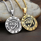 Egyptian Eye of Horus Pendant — Stainless
