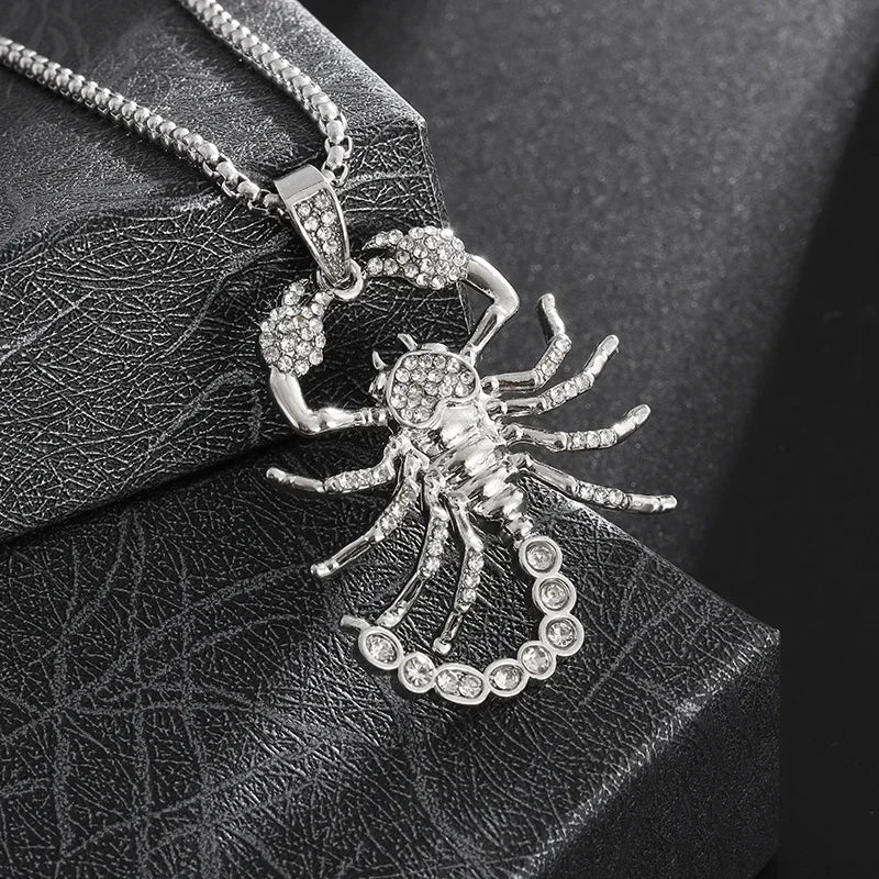 Hip Hop Iec Out Put Crystal Zirconia Dollar Sign Pendant Necklace Fashion Punk Cool Rock Rap Party Jewelry Accessories