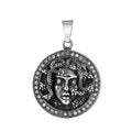 Medusa Gold Pendant Retro Gothic Head Gorgon