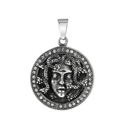 Medusa Gold Pendant Retro Gothic Head Gorgon