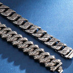 316l Stainless Steel Link Chain Man Bracelet for Men Punk Rock Gothic Vintage Biker Jewelry Price Men's Bracelets Boys