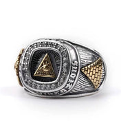 Eye of Providence Open Ring — Copper