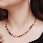 Iced Out Tennis Choker — Stainless Steel