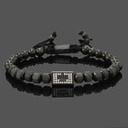 Crown Beads Charm Bracelet — Stainless Steel