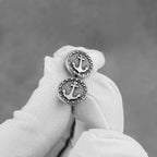 Nordic Anchor Stud Earrings for Men and Women — Stainless Steel