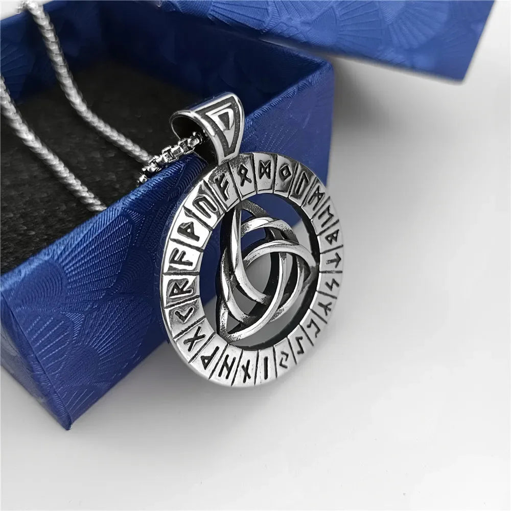 Viking Celtic Trinity Knot Pendant — Stainless Steel