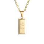 Orthodox Cross Stainless Steel Pendant Necklace
