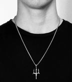 Poseidon Trident Pendant Necklace