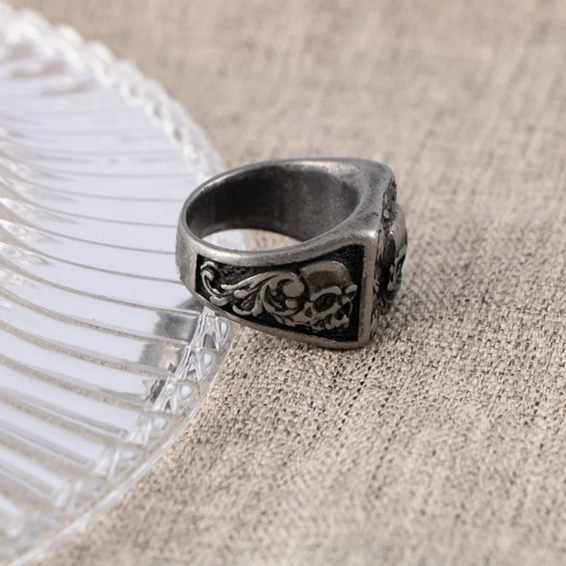 Gothic Skull Ring for Men — Biker Styles, Stainless Steel