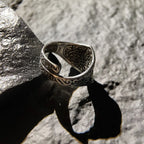 Retro Eye of Providence Vajra Cross Ring Punk Gothic Adjustable Open Ring For Men Copper Fine Jewelry Accessories Blessing Gift