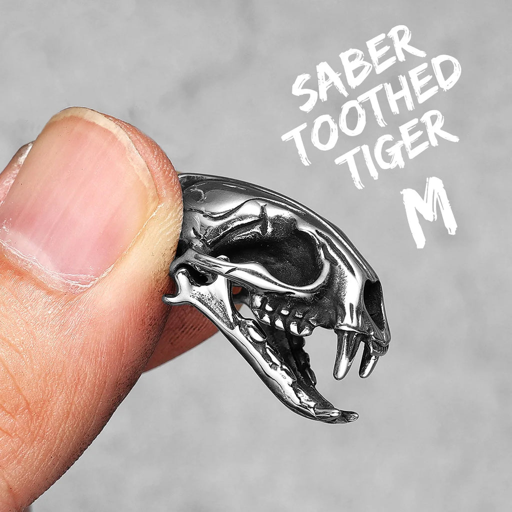 Lion Stainless Steel Pendant Necklace
