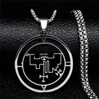 Astaroth Sigil Pendant Necklace — Stainless Steel
