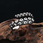 Gothic Octopus Squid Ring — Stainless Steel