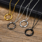 Norse Viking Mobius Pendant — Stainless