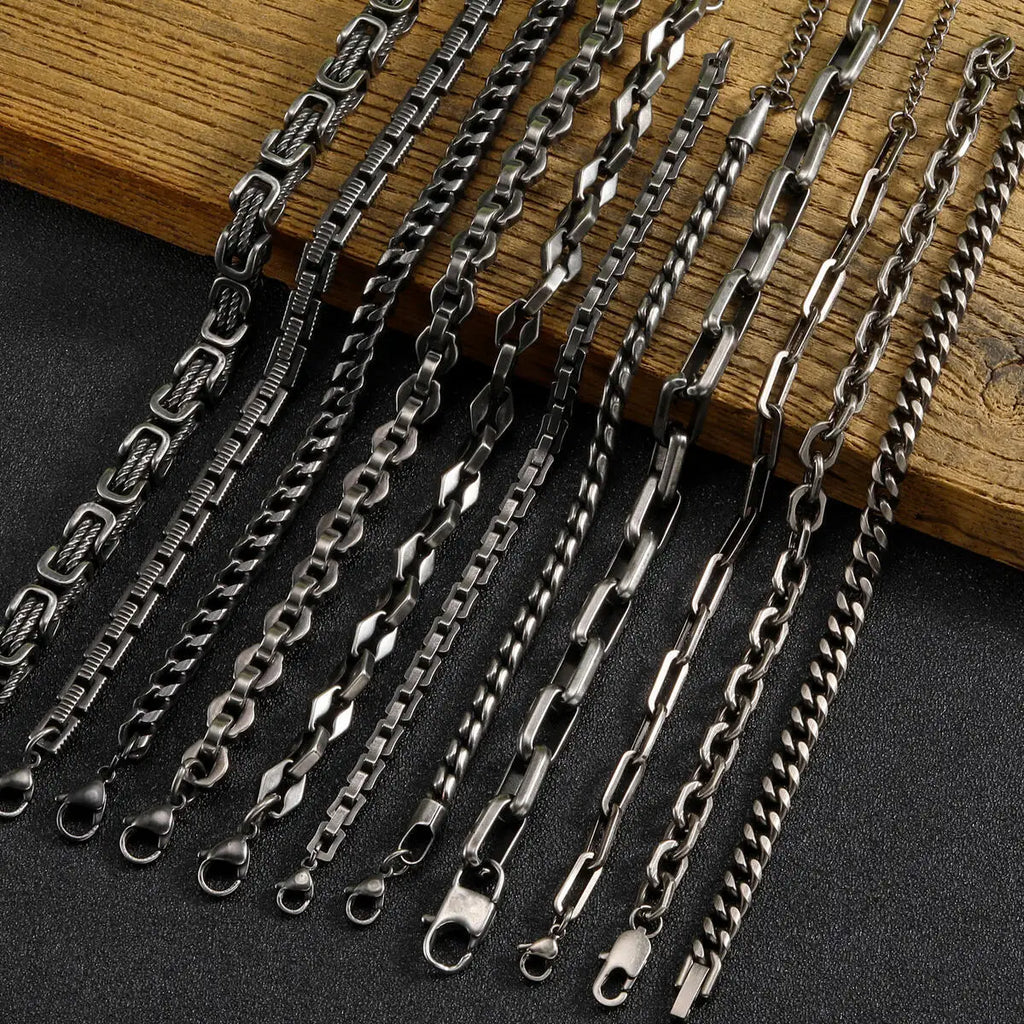 Antique Link Chain Bracelet — Stainless Steel