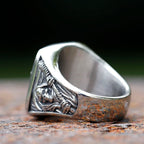Death Sickle Skull Ring — 316L Stainless Steel