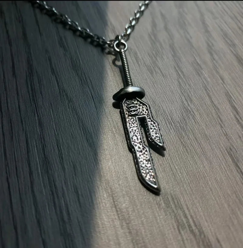 Toji Fushiguro Sword Necklace Anime Jujitsu Kaisen Toji Sword Cosplay Necklace Inverted Spear Of Heaven Necklace