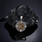 Norse Life Tree Pendant Necklace — Gold-Tone