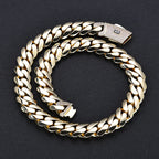 Gold Cuban Chain Necklace 14K Monaco