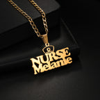 Multiple Styles Personalized Custom 2 Names Necklace Stainless Steel For Men Women Big Size Pendant Christmas Jewelry Gifts